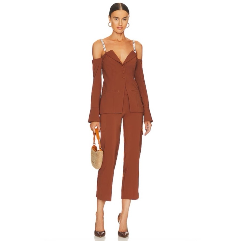 NEW Camila Coelho Ember Pants Brown